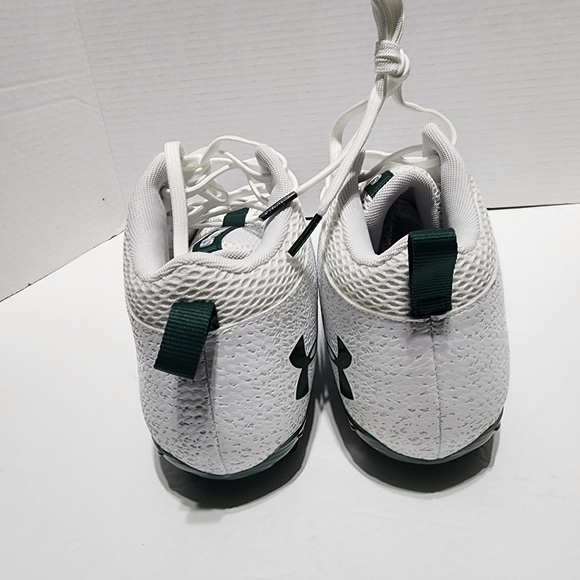 Men Under Armour Spotlight UA 4D Foam Football Cleats White 3023963-104 Size 11 main image 5